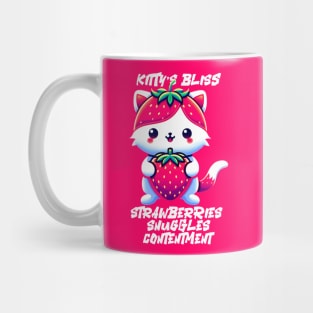 kitty bliss strawberry Mug